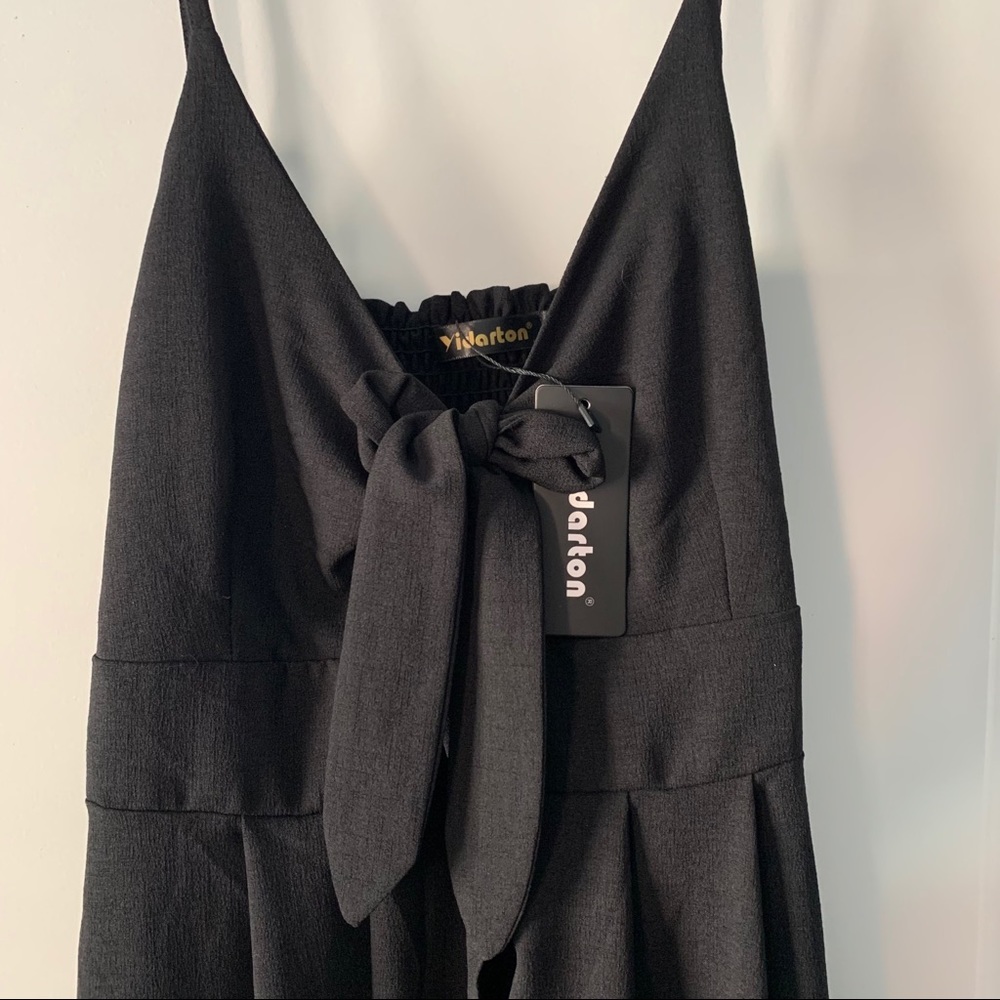 Black Mid-Length Dress - Picture 3 of 5